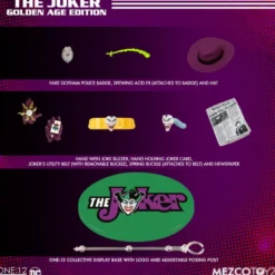 DC Comics Actionfigur 1:12 The Joker (Golden Age Edition) 16 cm
