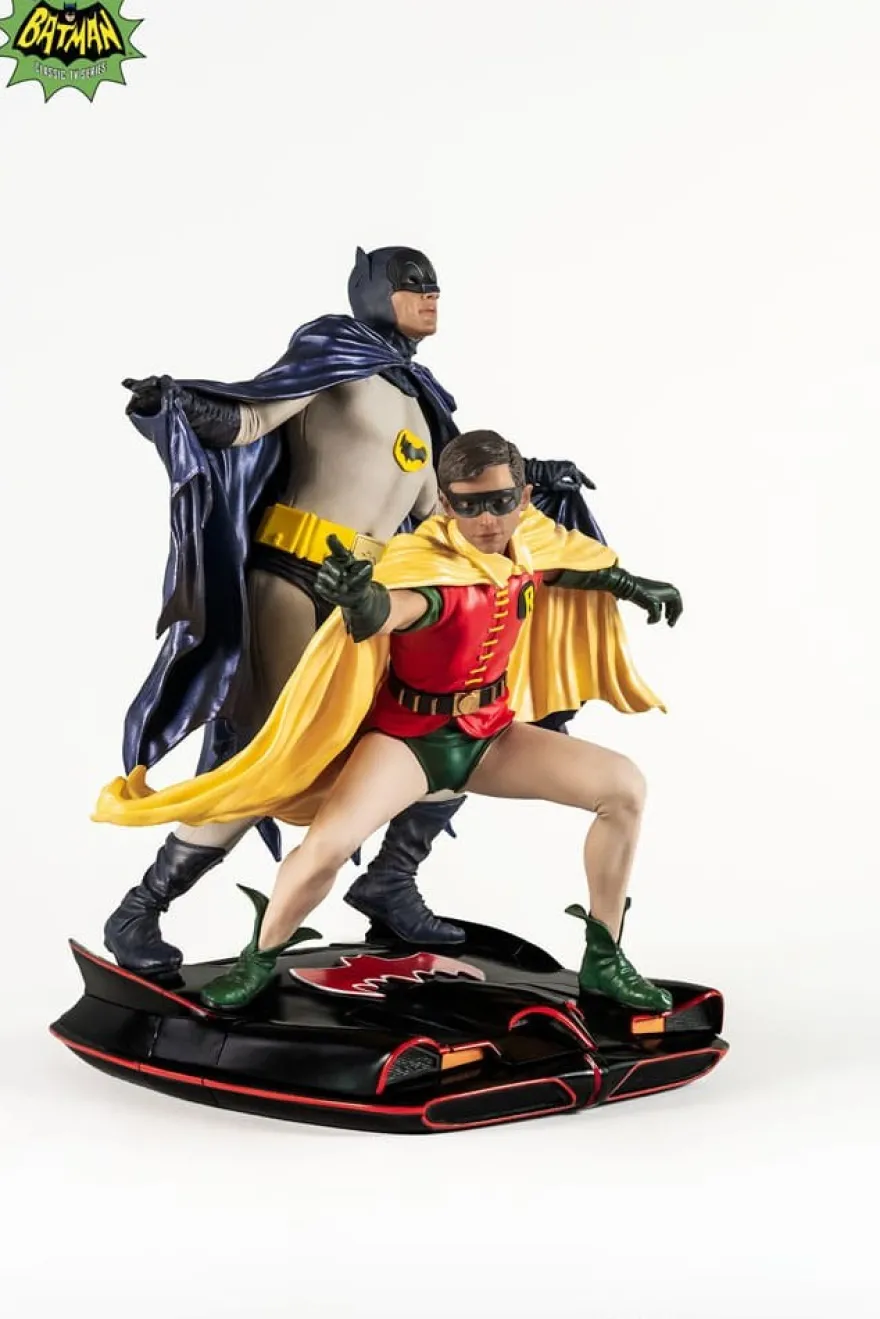 DC Comics PVC Diorama Statue 1/8 Batman & Robin 1966 23 cm