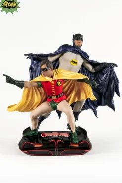 DC Comics PVC Diorama Statue 1/8 Batman & Robin 1966 23 cm