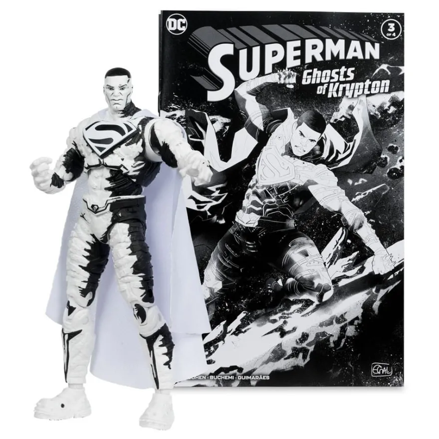 DC Direct Page Punchers Actionfiguren & Comic 4er Pack Superman Series (Sketch Edition) (Gold Label)