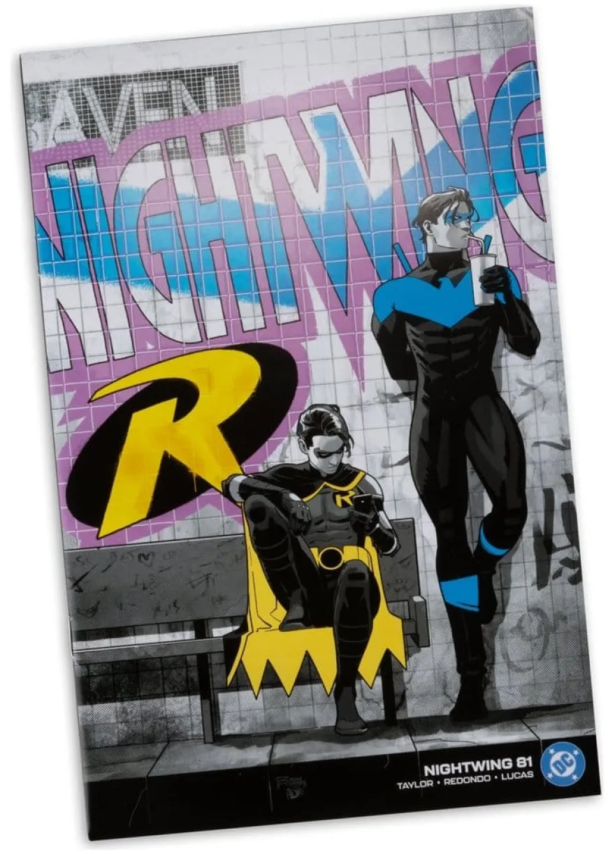DC Direct Page Punchers Actionfigur Robin Tim Drake (Nightwing #81) (Red Platinum Edition) 18 cm