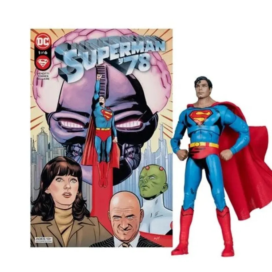 DC Direct Page Punchers Wave 7 Actionfigur mit Comic Superman '78