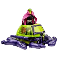 DC Direct Super Powers Actionfigur und Fahrzeug Brainiac with Skull Ship (Gold Label) 12 cm
