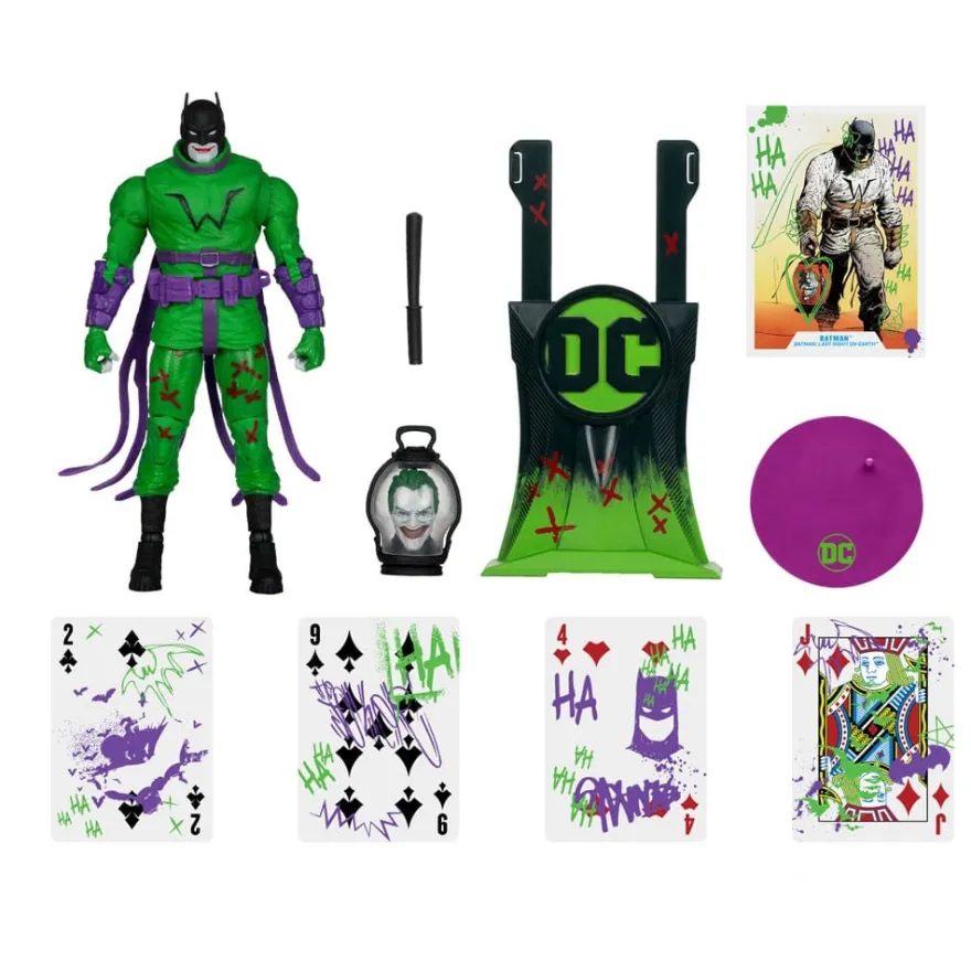 DC Multiverse Actionfigur Batman (Batman: Last Knight on Earth) Jokerized (Gold Label) 18 cm