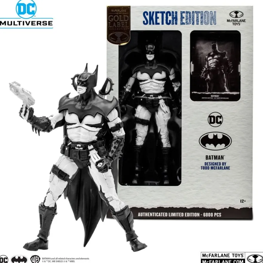 DC Multiverse Actionfigur Batman by Todd McFarlane Sketch Edition (Gold Label) 18 cm