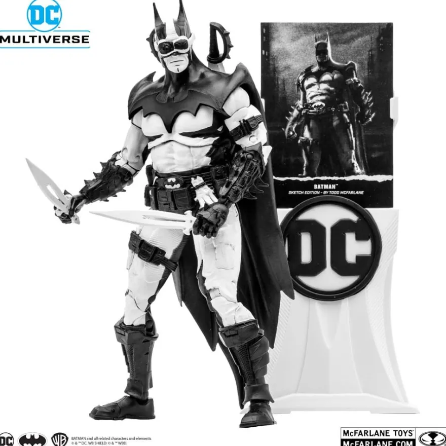 DC Multiverse Actionfigur Batman by Todd McFarlane Sketch Edition (Gold Label) 18 cm