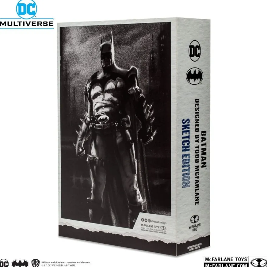 DC Multiverse Actionfigur Batman by Todd McFarlane Sketch Edition (Gold Label) 18 cm