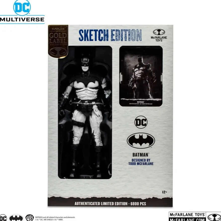 DC Multiverse Actionfigur Batman by Todd McFarlane Sketch Edition (Gold Label) 18 cm