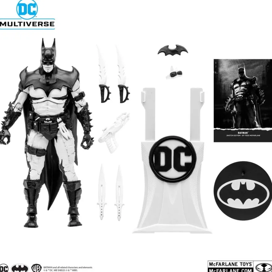 DC Multiverse Actionfigur Batman by Todd McFarlane Sketch Edition (Gold Label) 18 cm