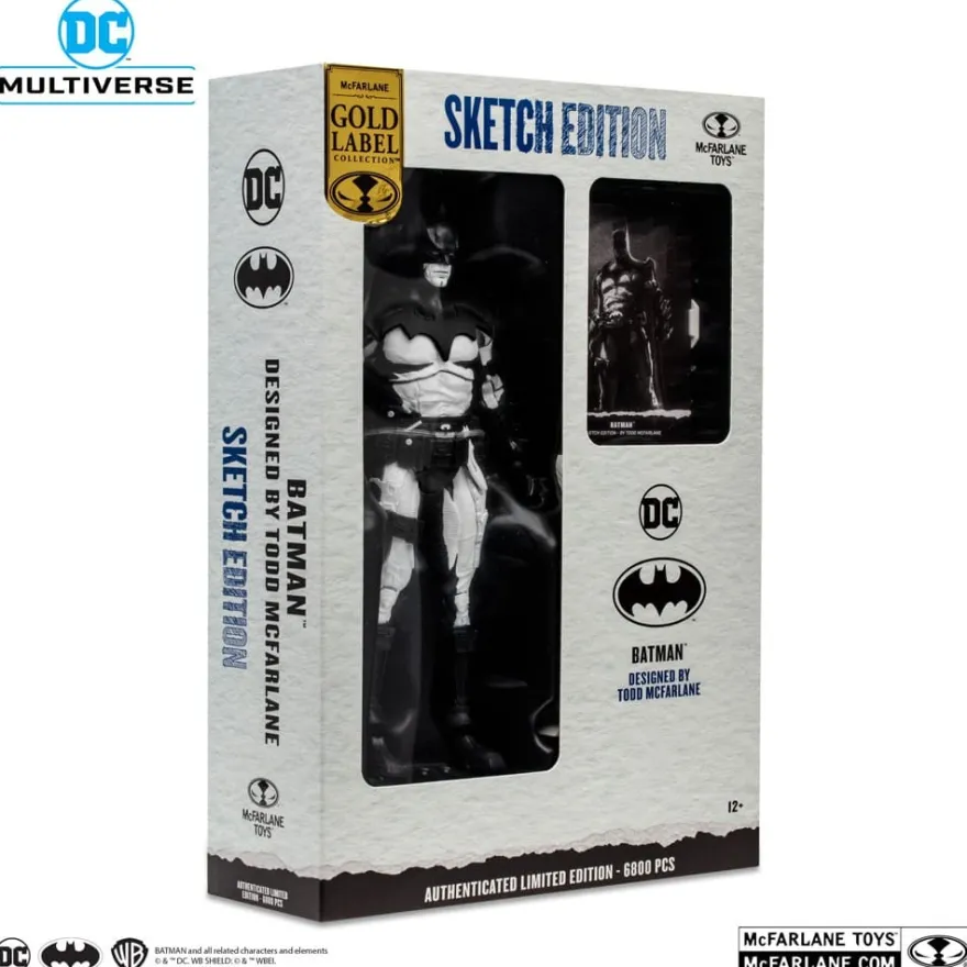 DC Multiverse Actionfigur Batman by Todd McFarlane Sketch Edition (Gold Label) 18 cm