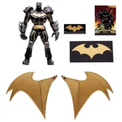 DC Multiverse Actionfigur Batman (Hellbat) (Knightmare) (Gold Label) 18 cm