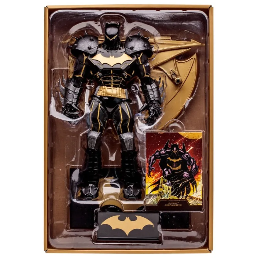 DC Multiverse Actionfigur Batman (Hellbat) (Knightmare) (Gold Label) 18 cm