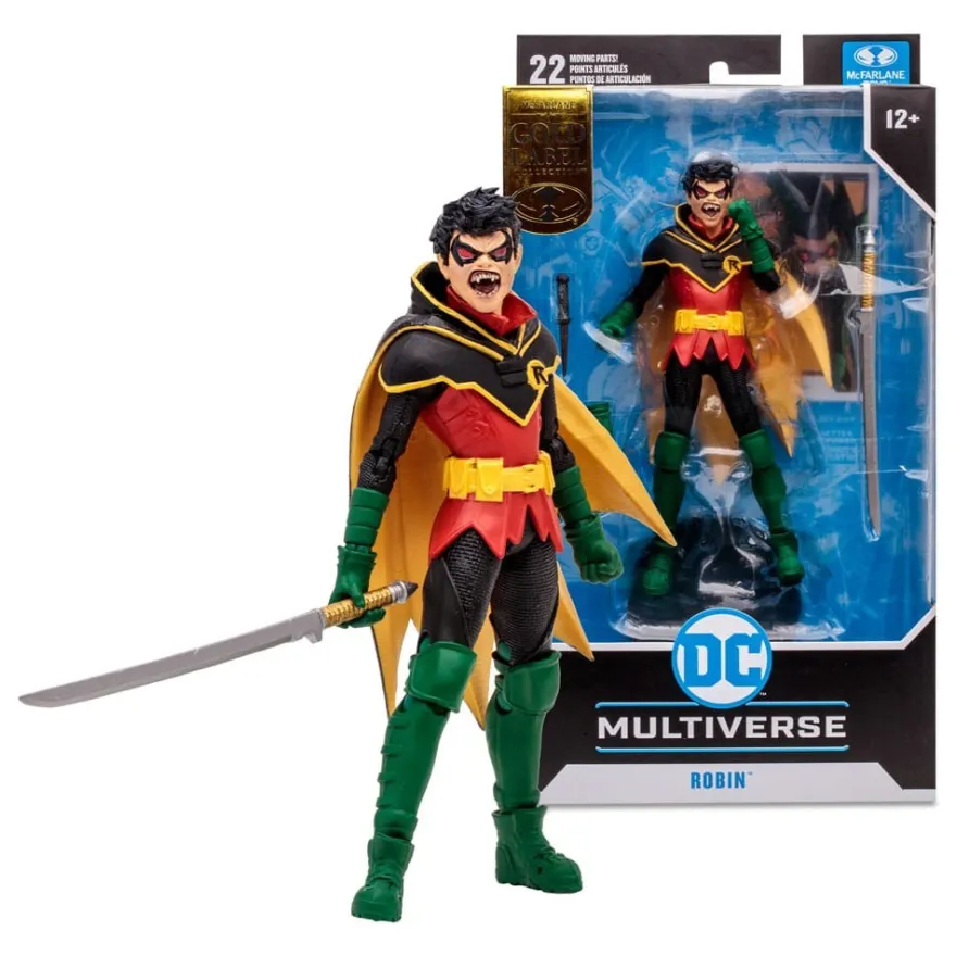 DC Multiverse Actionfigur Damian Wayne Robin (DC vs. Vampires) (Gold Label) 18 cm