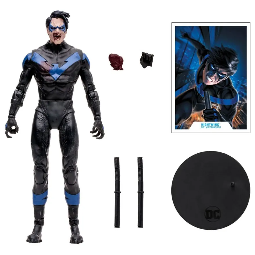 DC Multiverse Action Figure Nightwing (DC Vs Vampires) (Gold Label) 18 cm