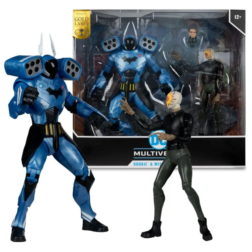DC Multiverse Actionfiguren 2er-Pack Rookie & Mr. Bloom (Batman: Endgame) (Gold Label) (SDCC) 18 cm