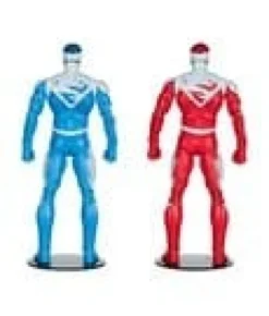 DC Multiverse Actionfiguren 2er-Pack Superman Blue vs. Superman Red (Gold Label) 18 cm