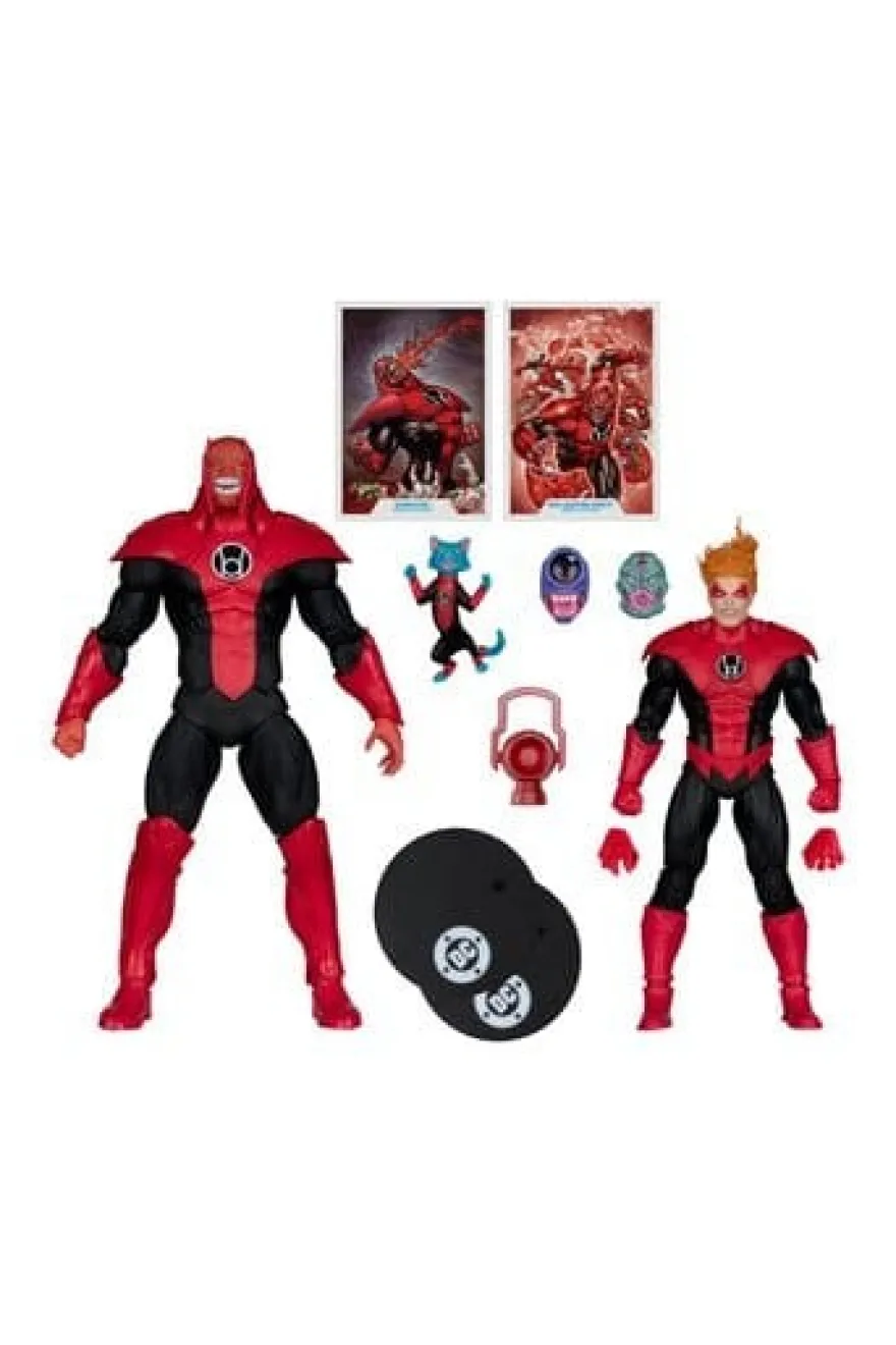 DC Multiverse Actionfiguren 2er-Pack Atrocitus and Red Lantern Corps (Green Lantern) 18 cm
