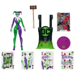 DC Multiverse Actionfigur Harley Quinn (DC Classic) Jokerized (Gold Label) 18 cm