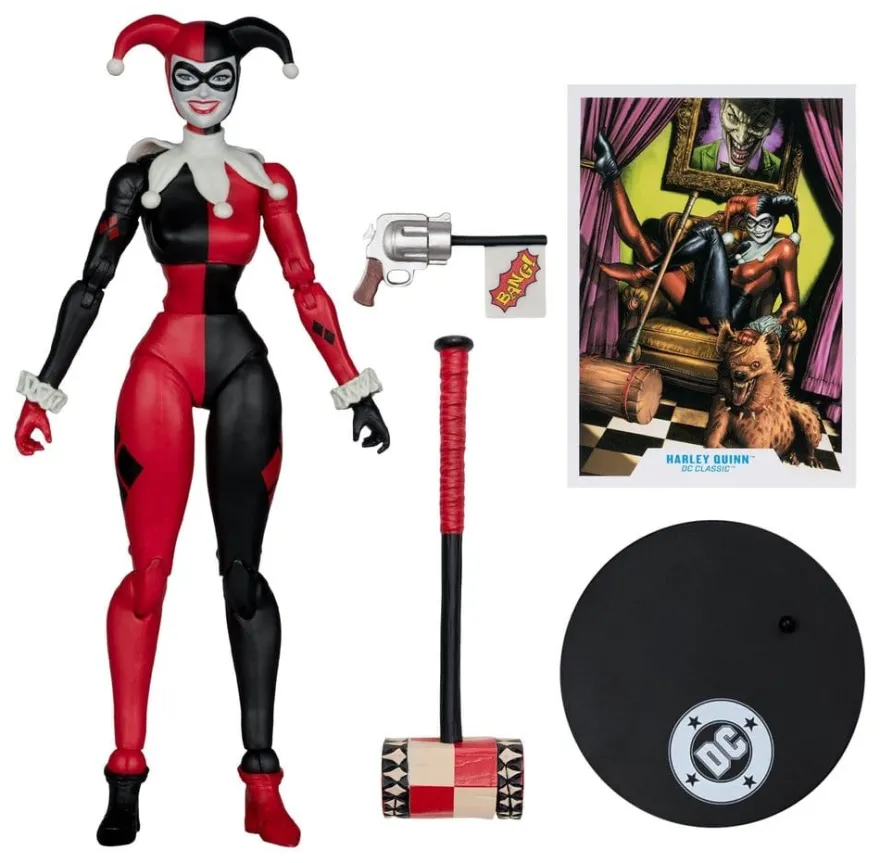 DC Multiverse Actionfigur Harley Quinn (DC Classic) (Gold Label) 18 cm
