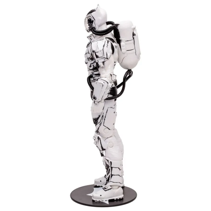 DC Multiverse Actionfigur Hazmat Suit Batman (Line Art) (Gold Label) 18 cm