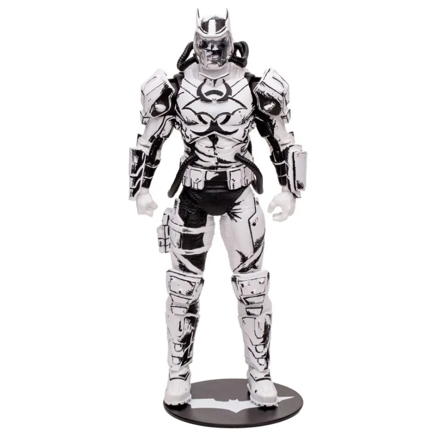 DC Multiverse Actionfigur Hazmat Suit Batman (Line Art) (Gold Label) 18 cm