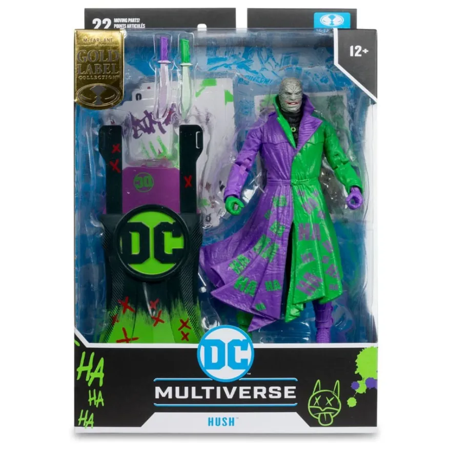 DC Multiverse Actionfigur Hush (Batman: Hush) Jokerized (Gold Label) 18 cm