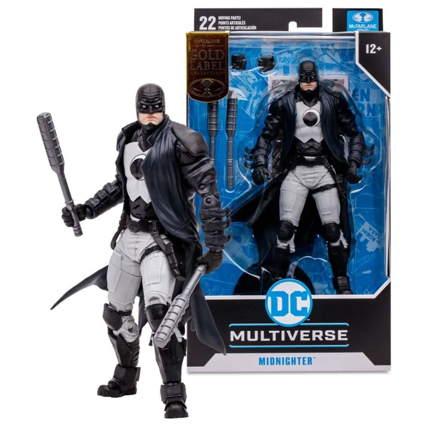 DC Multiverse Actionfigur Midnighter (Gold Label) 18 cm