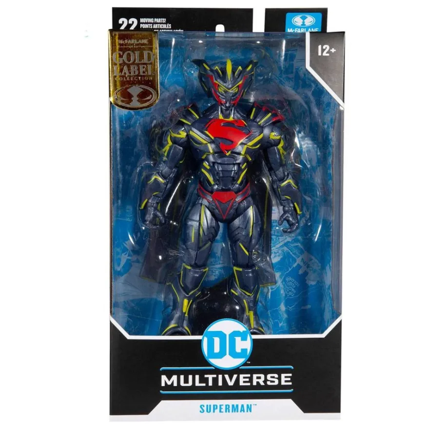 DC Multiverse Actionfigur Superman Energized Unchained Armor (Gold Label)