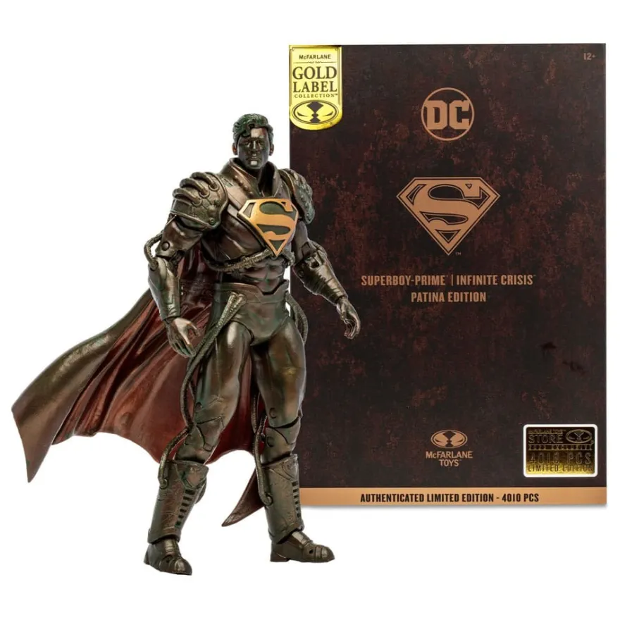 DC Multiverse Actionfigur Superboy Prime (Patina) (Gold Label) 18 cm