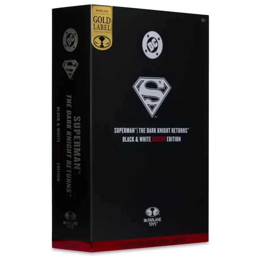 DC Multiverse Actionfigur Superman (The Dark Knight Returns) (B&W Accent Edition) (Gold Label)