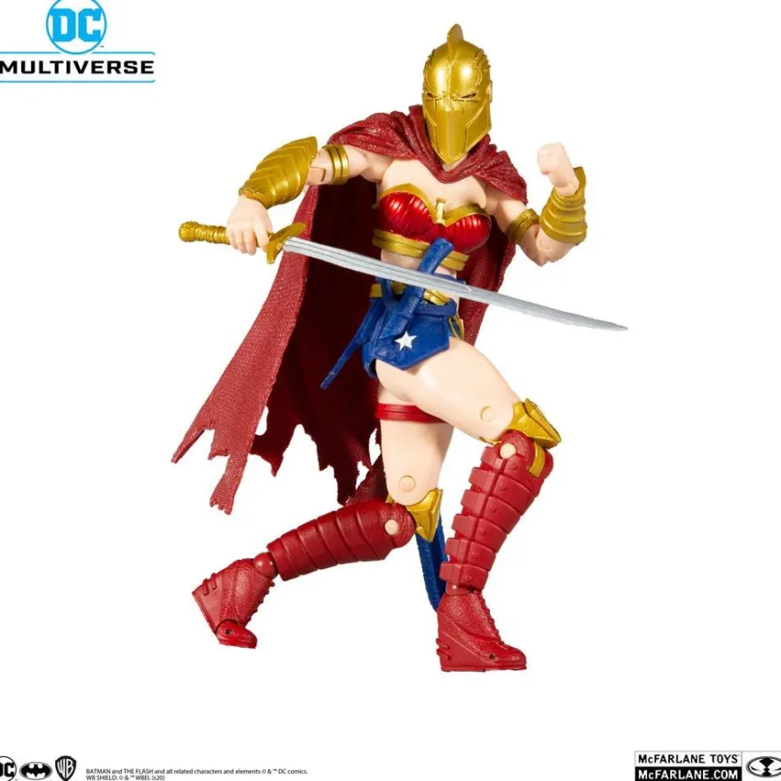 DC Multiverse Actionfigur Wonder Woman with Helmet of Fate (Batman: Last Knight on Earth)