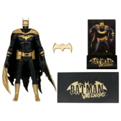 DC Multiverse Batman of Earth-22 Infected (Dark Metal) Knightmare Edition (Gold Label) 18 cm