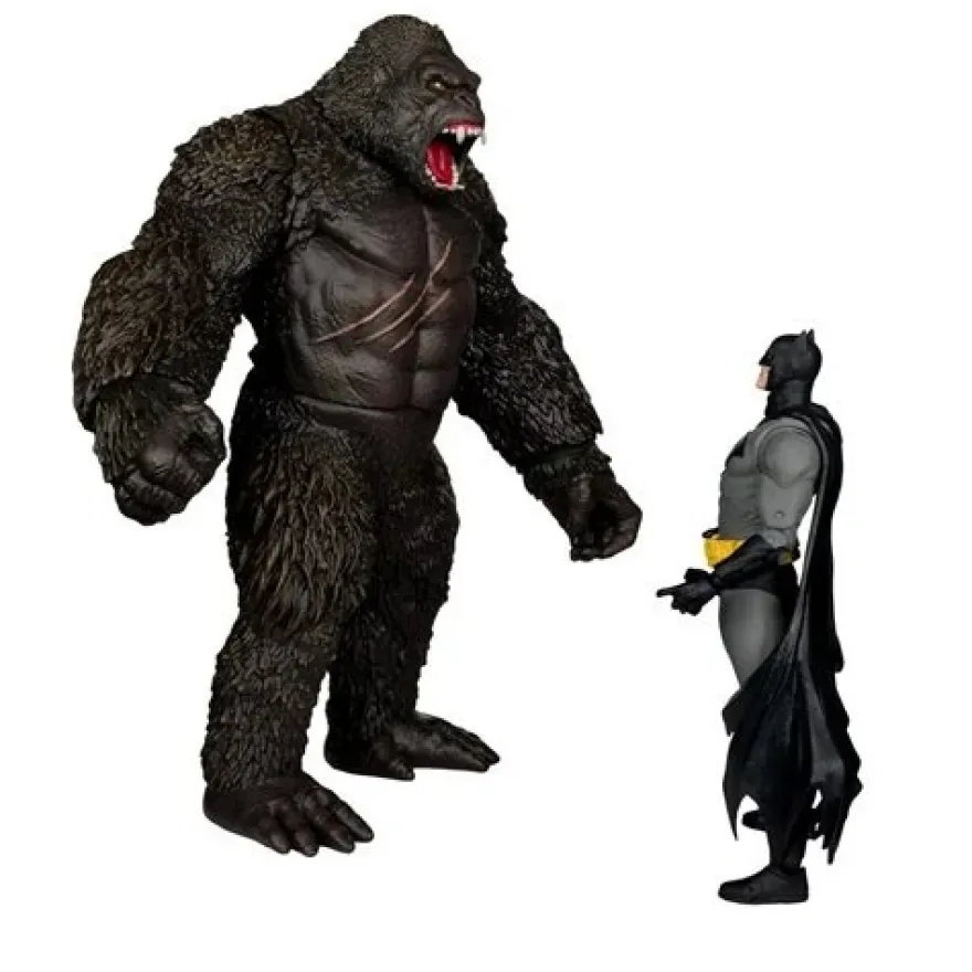 DC Multiverse Batman vs. Kong Megafig Justice League vs. Godzilla vs. Kong Actionfiguren 2-Pack