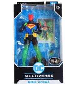 DC Multiverse Batman Wave 2 Batman Superman Fusion Actionfigur - Version 2