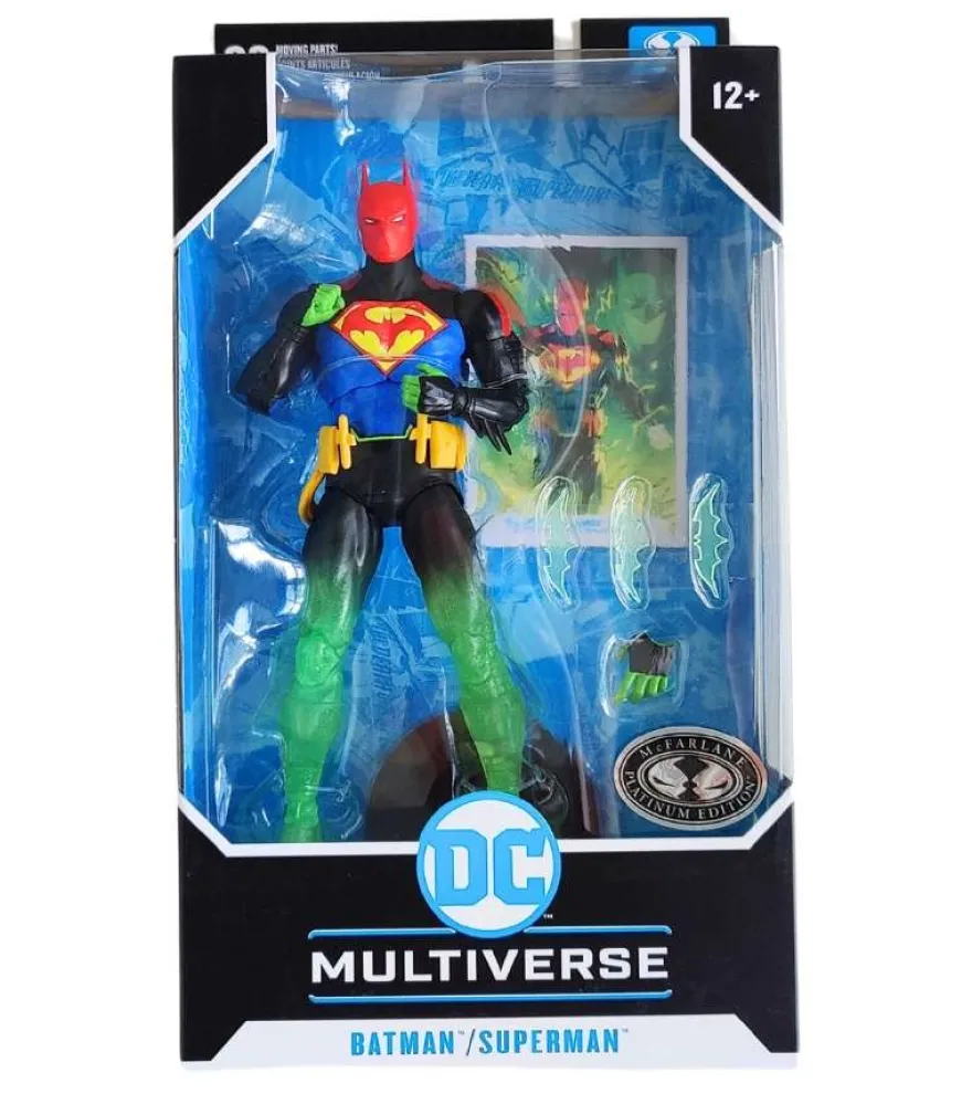 DC Multiverse Batman Wave 2 Batman Superman Fusion Actionfigur - Version 2