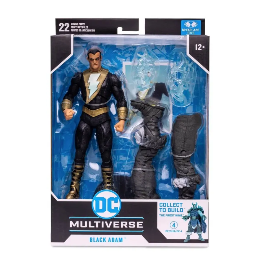 DC Multiverse Build A Actionfigur Endless Winter Black Adam