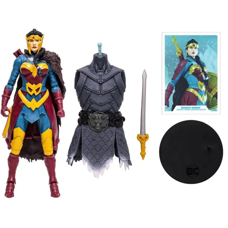 DC Multiverse Build A Actionfigur Endless Winter Wonder Woman
