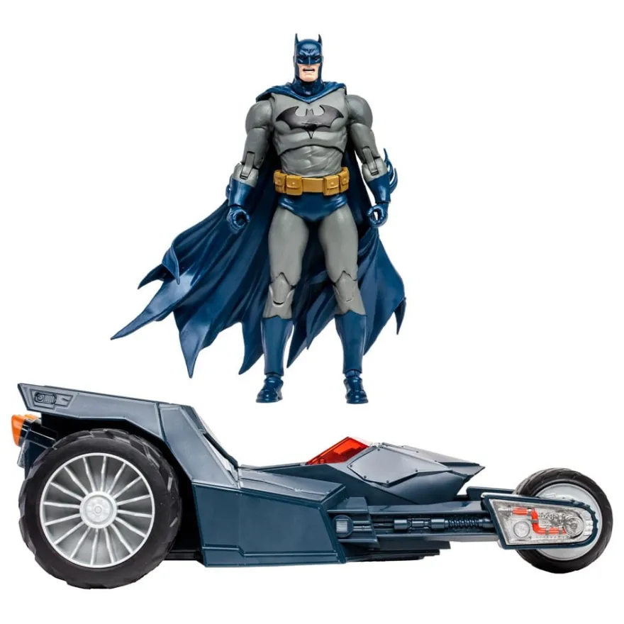 DC Multiverse Fahrzeug Bat-Raptor with Batman (The Batman Who Laughs) (Gold Label)