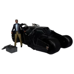 DC Multiverse Fahrzeug Tumbler mit Lucuis Fox (The Dark Knight) (Gold Label)