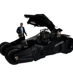 DC Multiverse Fahrzeug Tumbler mit Lucuis Fox (The Dark Knight) (Gold Label)