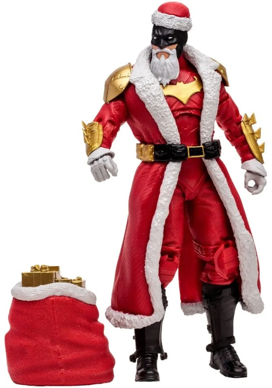 DC Multiverse McFarlane Vault Collection Actionfigur Batman (Red Santa Suit) 18 cm