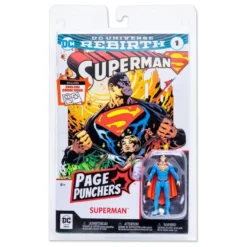 DC Page Punchers Actionfigur & Comic Superman (Rebirth)