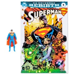 DC Page Punchers Actionfigur & Comic Superman (Rebirth)