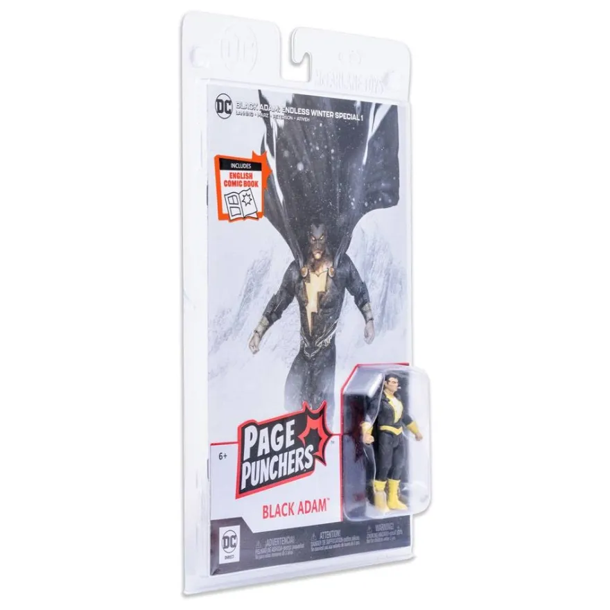 DC Page Punchers Actionfigur & Comic Black Adam (Endless Winter)