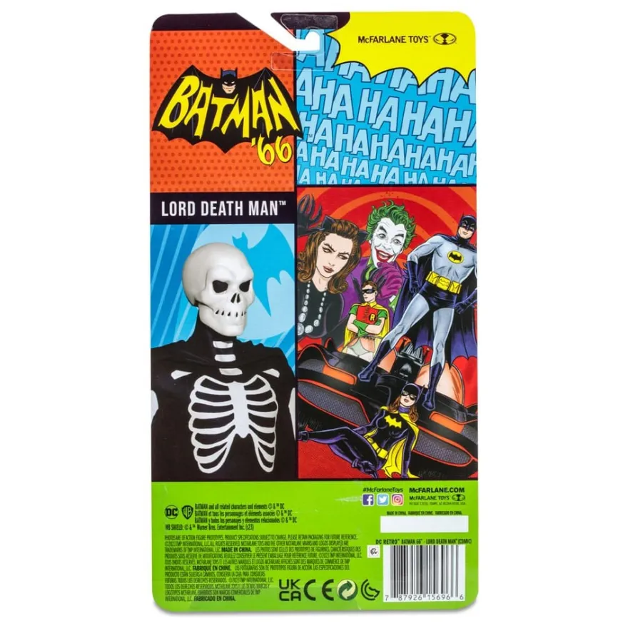 DC Retro Actionfigur Batman 66 Lord Death Man (Comic) 15 cm