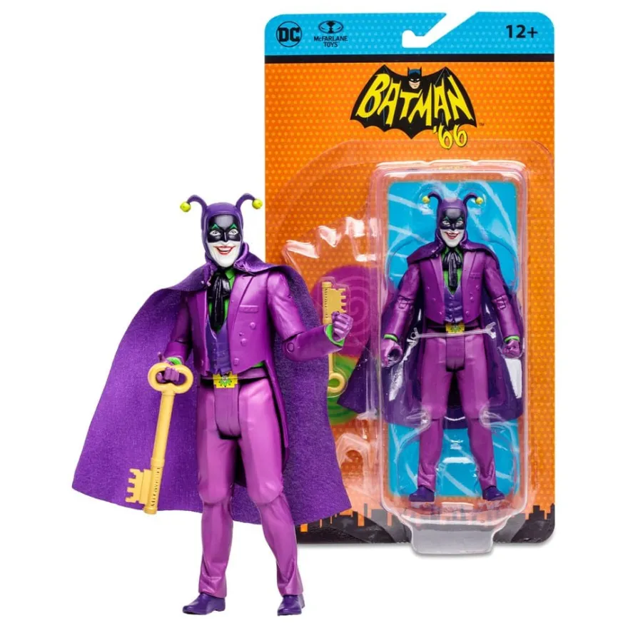 DC Retro Actionfigur Batman 66 The Joker (Comic) 15 cm