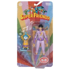DC Retro Super Friends Actionfigur Jayna & Gleek (Red Platinum Edition) 15 cm