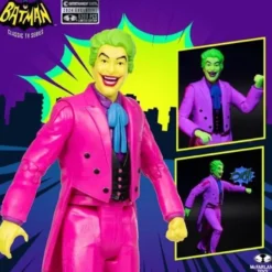 DC Retro The Joker Batman: Classic TV Series Black Light Gold Label - Limited Edition