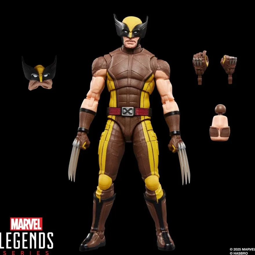Deadpool & Wolverine Marvel Legends Wolverine (Brown Suit) Actionfigur
