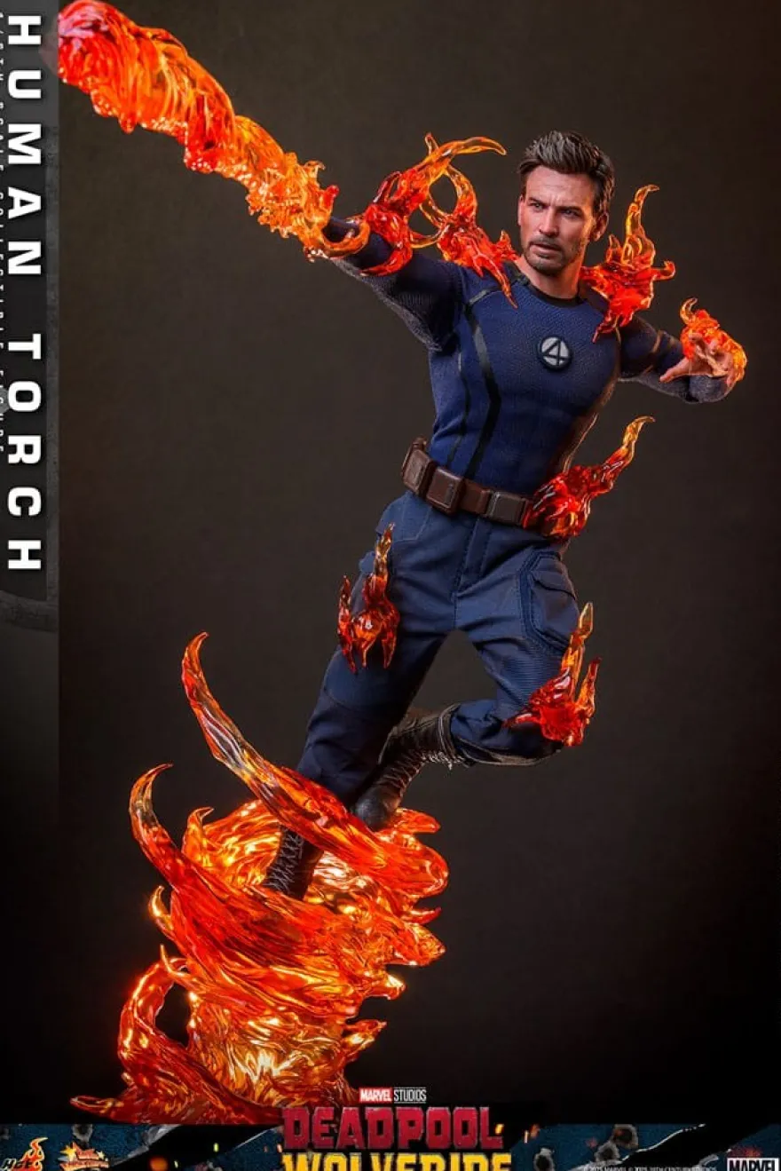 Deadpool & Wolverine Movie Masterpiece Actionfigur 1/6 Human Torch 31 cm